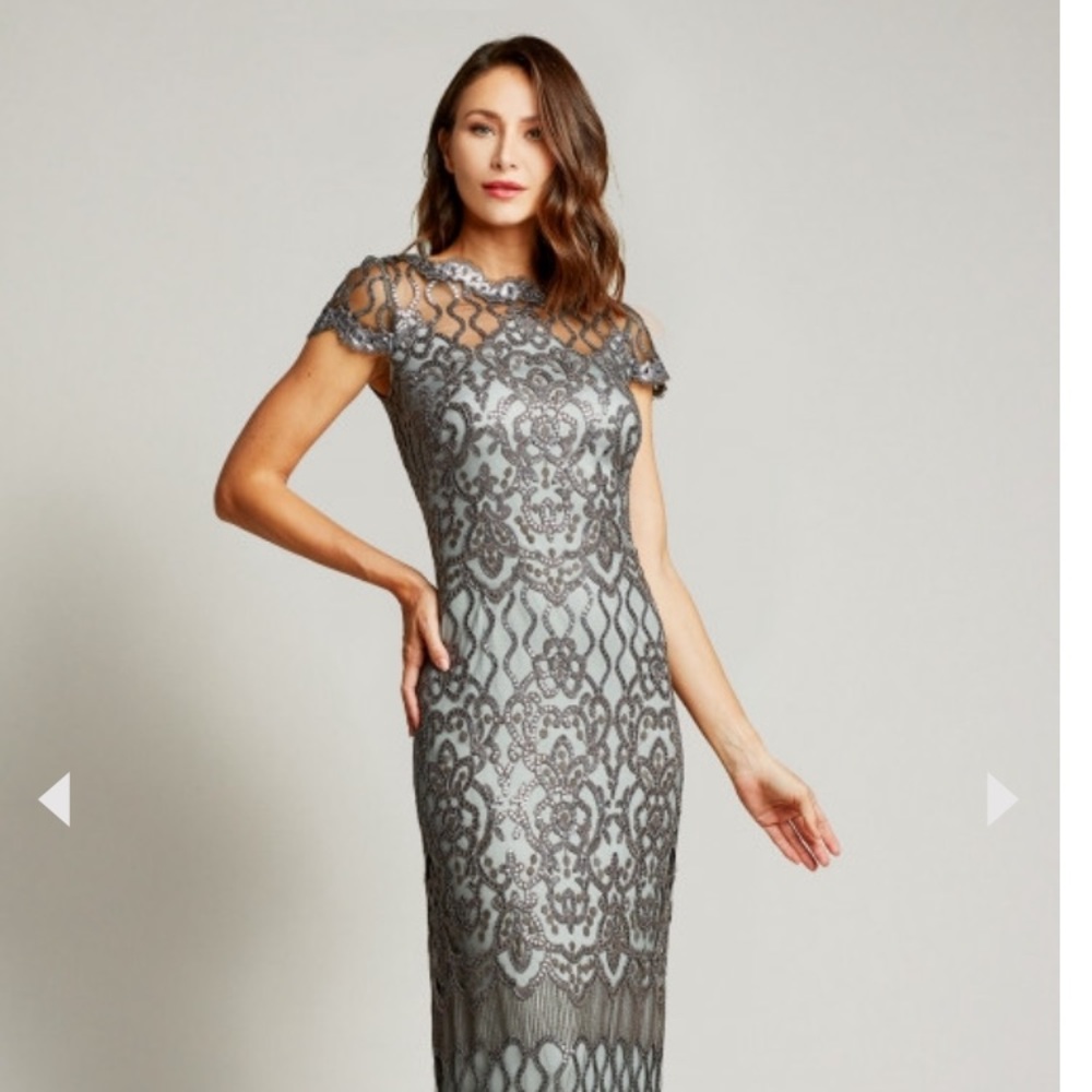 NWT Tadashi Shoji Sequin Gown